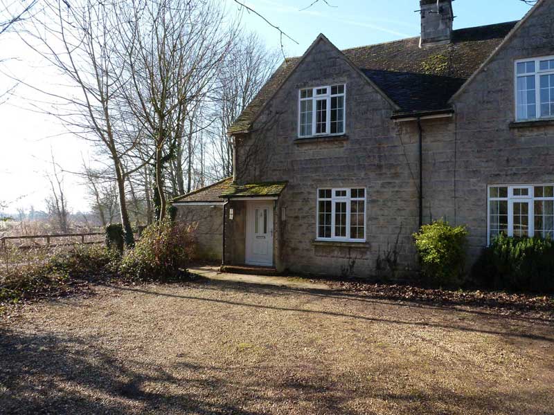 front of property